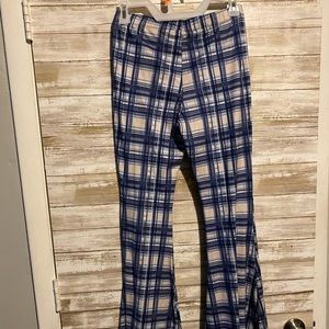 Plaid Flare Leggings